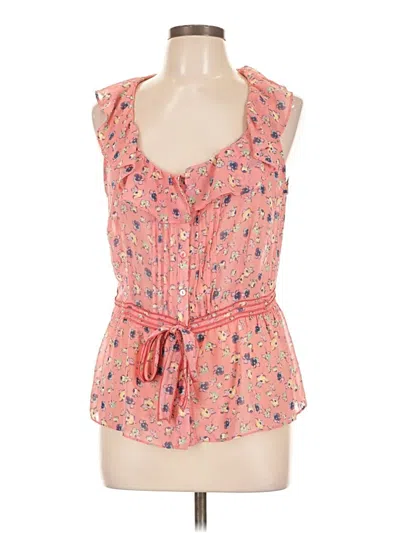 Pre-owned Lc Lauren Conrad Sleeveless Blouse In Pink