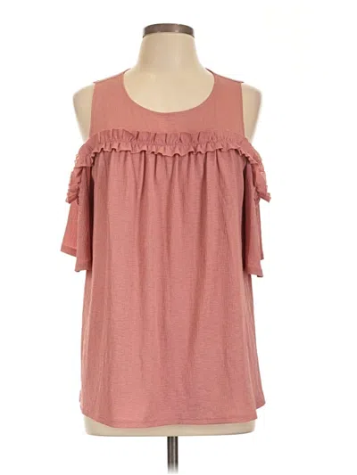 Pre-owned Lc Lauren Conrad Sleeveless Blouse In Pink