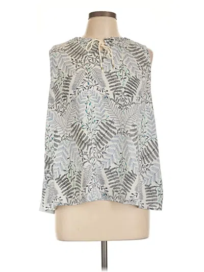 Pre-owned Lc Lauren Conrad Sleeveless Blouse In Silver
