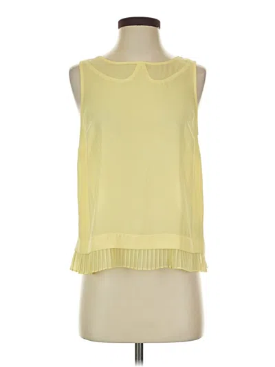 Pre-owned Lc Lauren Conrad Sleeveless Blouse In Yellow