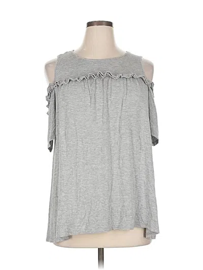 Pre-owned Lc Lauren Conrad Sleeveless T-shirt In Gray