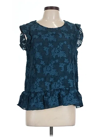 Pre-owned Lc Lauren Conrad Sleeveless T-shirt In Blue