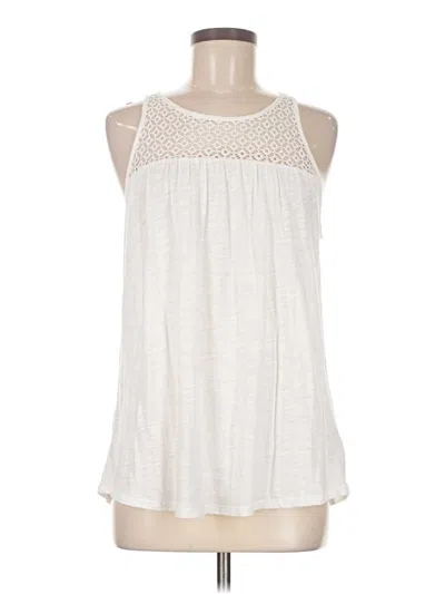 Pre-owned Lc Lauren Conrad Sleeveless T-shirt In White