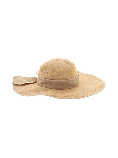 Pre-owned Lc Lauren Conrad Sun Hat In Tan
