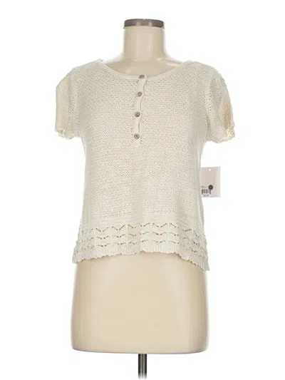 Pre-owned Lc Lauren Conrad Sweater Vest In White