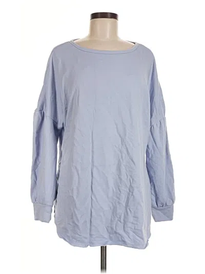 Pre-owned Lc Lauren Conrad Sweatshirt In Blue