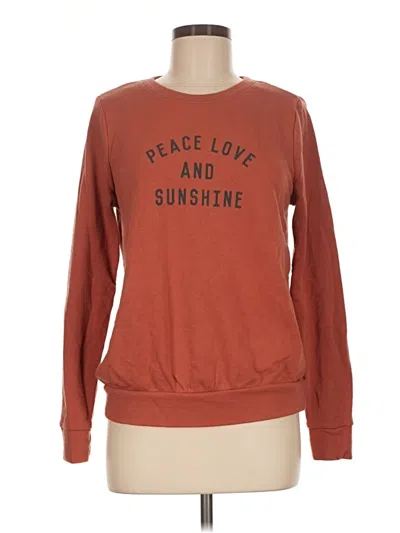 Pre-owned Lc Lauren Conrad Sweatshirt In Orange