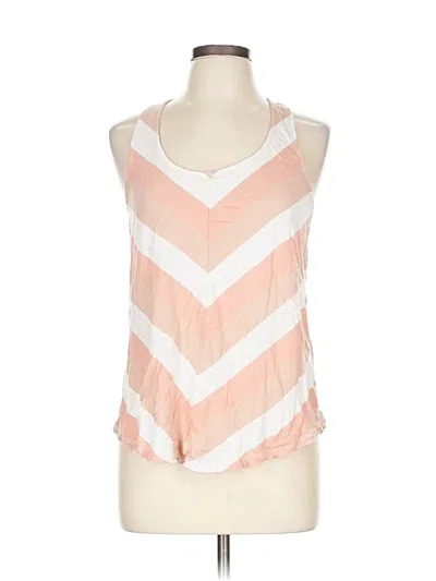 Pre-owned Lc Lauren Conrad Tank Top Pink Halter Neckline Tops