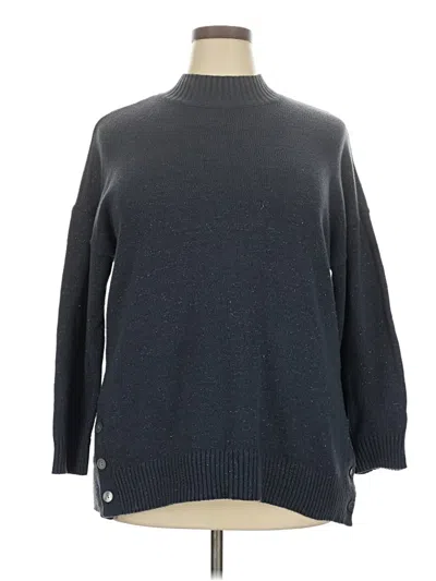 Pre-owned Lc Lauren Conrad Turtleneck Sweater In Blue