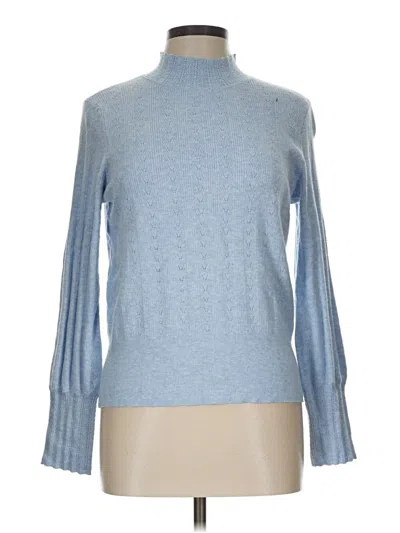 Pre-owned Lc Lauren Conrad Turtleneck Sweater In Blue