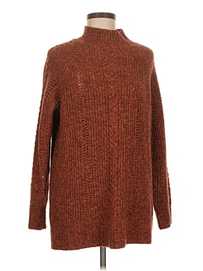 Pre-owned Lc Lauren Conrad Turtleneck Sweater In Brown