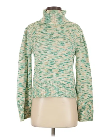 Pre-owned Lc Lauren Conrad Turtleneck Sweater In Green