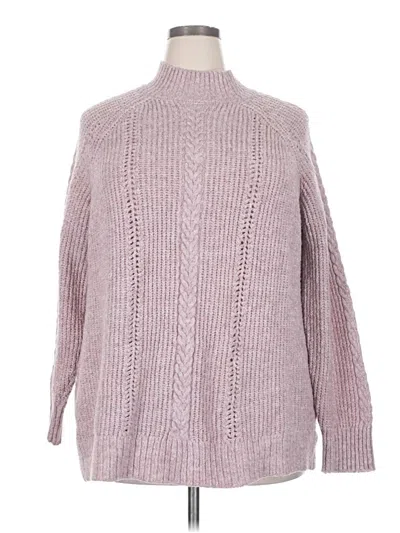 Pre-owned Lc Lauren Conrad Turtleneck Sweater In Pink