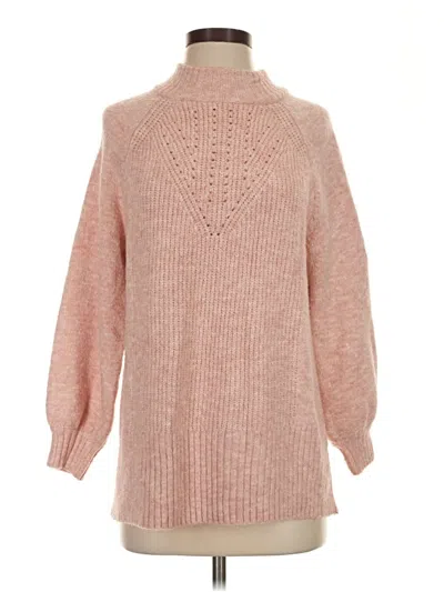 Pre-owned Lc Lauren Conrad Turtleneck Sweater In Pink