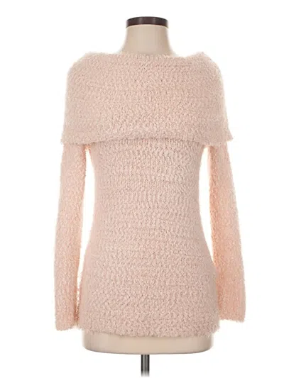 Pre-owned Lc Lauren Conrad Turtleneck Sweater In Tan