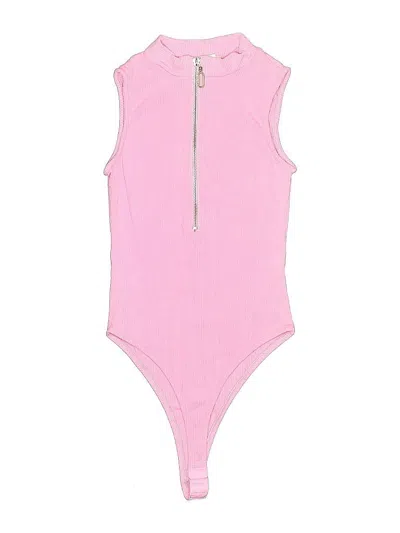 Pre-owned Lc Lizette Collection Bodysuit In Pink