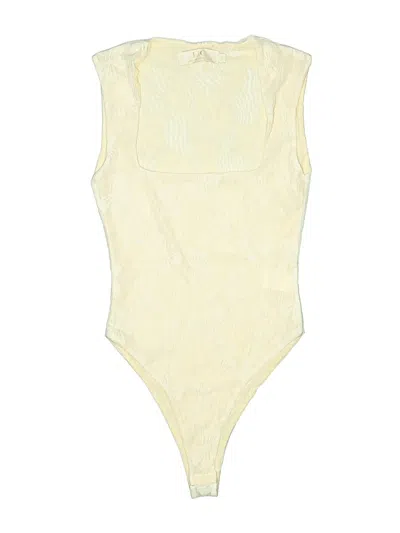 Pre-owned Lc Lizette Collection Bodysuit In Yellow