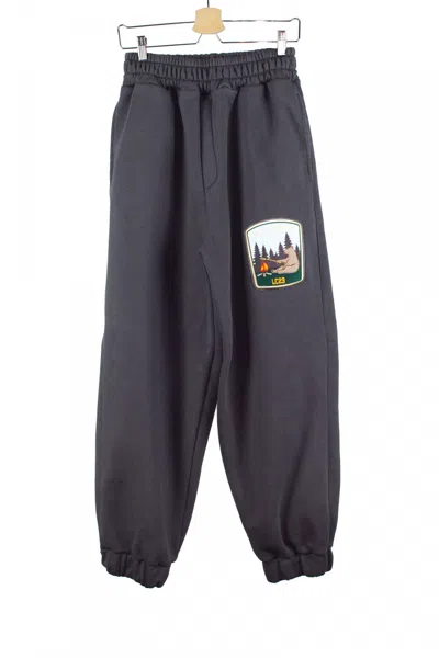 Lc23 Bear Patch Pants Clothing In Grey