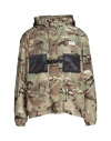 Lc23 Camo Nylon Technical Jacket Man Jacket Military Green Size Xl Polyamide In Green