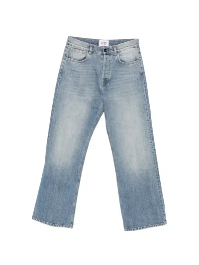 Lc23 Faded-effect Straight-leg Jeans In Blue
