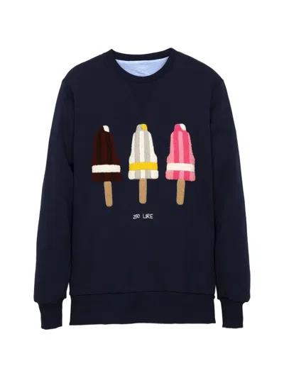 Lc23 Gelati Ice-cream-patch Sweatshirt In Multi