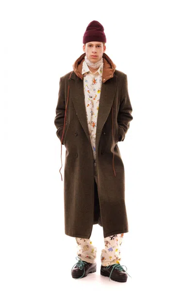 Lc23 Hooded Shetland Coat Clothing In Green