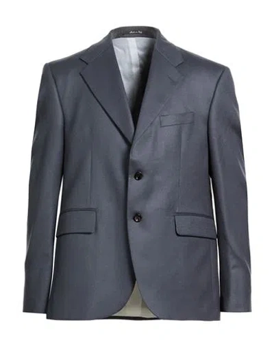 Lc23 Man Blazer Charcoal Size 42 Wool In Gray