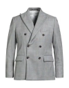 Lc23 Man Blazer Grey Size 38 Wool In Brown