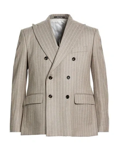 Lc23 Man Blazer Sand Size 40 Wool In Brown