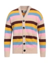 Lc23 Man Cardigan Beige Size M Polyamide In Beige