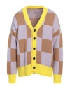 Lc23 Man Cardigan Lilac Size L Acrylic, Polyamide, Mohair Wool