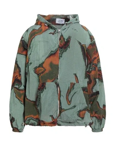 Lc23 Man Jacket Sage Green Size Xl Polyamide