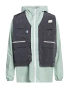 Lc23 Man Jacket Turquoise Size Xl Polyester In Blue