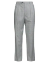 Lc23 Man Pants Grey Size 36 Wool
