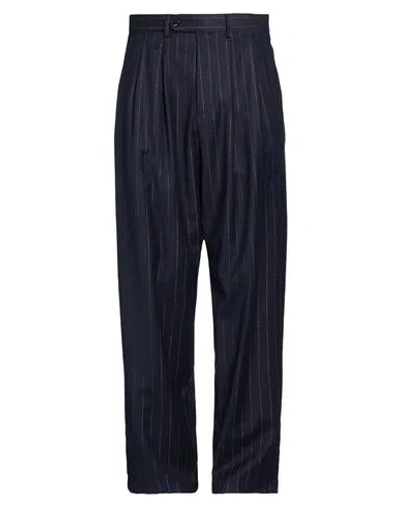 Lc23 Man Pants Navy Size 30 Wool In Blue