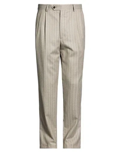 Lc23 Man Pants Taupe Size 28 Virgin Wool In Grey