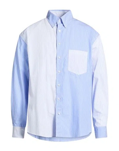 Lc23 Man Shirt Light Blue Size L Cotton