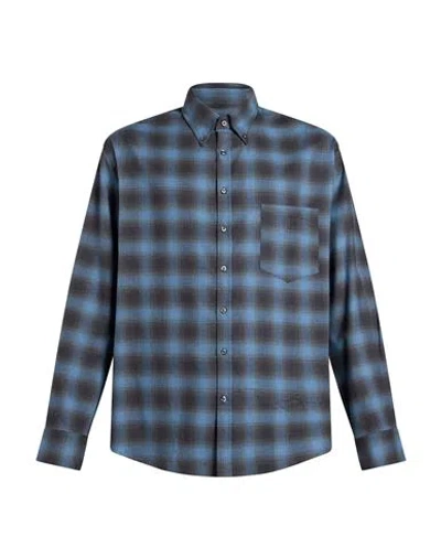 Lc23 Man Shirt Light Blue Size L Cotton