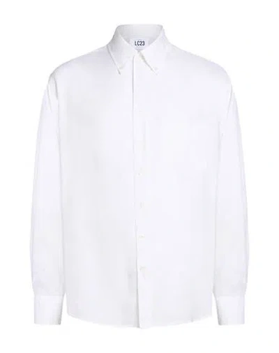 Lc23 Man Shirt Off White Size M Cotton