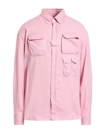 Lc23 Man Shirt Pink Size L Cotton