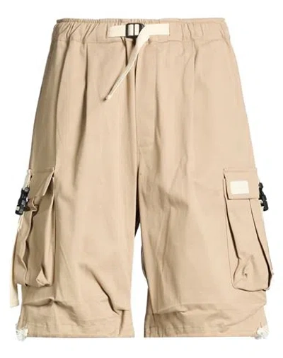Lc23 Man Shorts & Bermuda Shorts Camel Size L Cotton In Brown