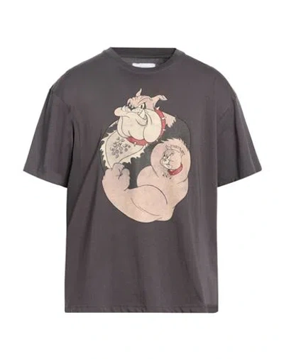 Lc23 Man T-shirt Charcoal Size Xl Cotton In Gray