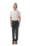 Lc23 Pinstripe Gray Trousers