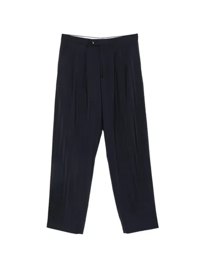 Lc23 Pleated Trousers In Blue
