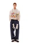 Lc23 Ripstop Wool Navy Trousers
