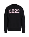 Lc23 Western Logo Sweatshirt Man Sweatshirt Black Size Xl Cotton In Black