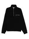 Lc23 Casentino Half-zip Sweater Clothing In Black