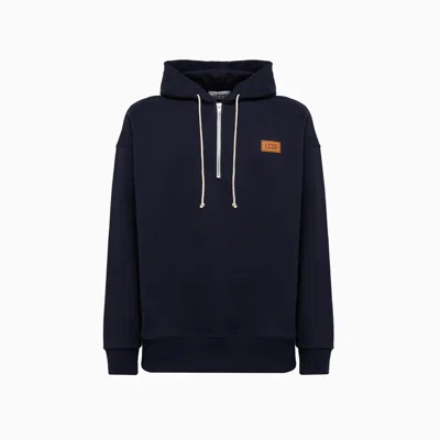 Lc23 Hooded Sweatshirt With Zip In Blue