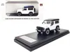 Lcd Models Land Rover Defender 90 Works V8 White With Black Top "70th Edition" 1/64 Diecast Model Car By Lcd Mo
