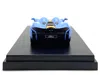 Lcd Models Mclaren Elva Convertible Light Blue With Orange Accents "gulf Oil" 1/64 Diecast Model Car By Lcd Mod